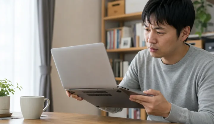 ハードディスクから異音がするときの確認（4枚目）