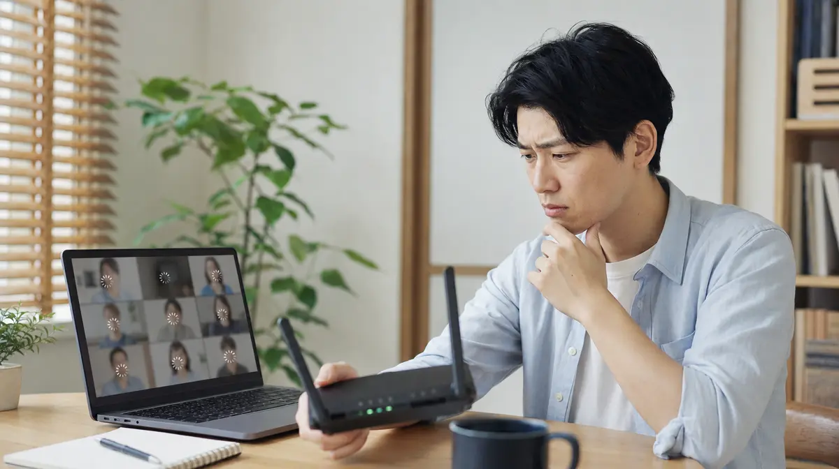 動画がカクつく・途中で止まるときの確認手順