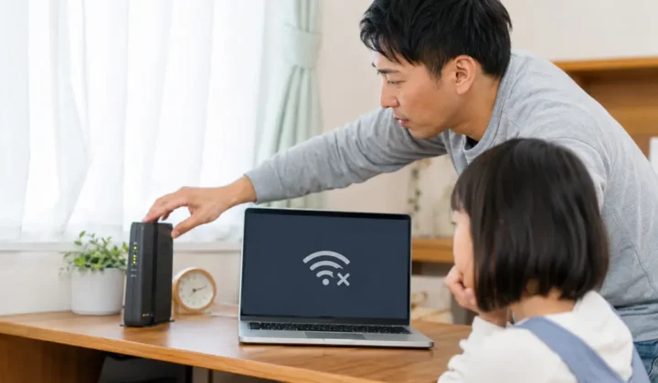 Wi-Fiにつながっているのにインターネットが使えないときの確認（4枚目）