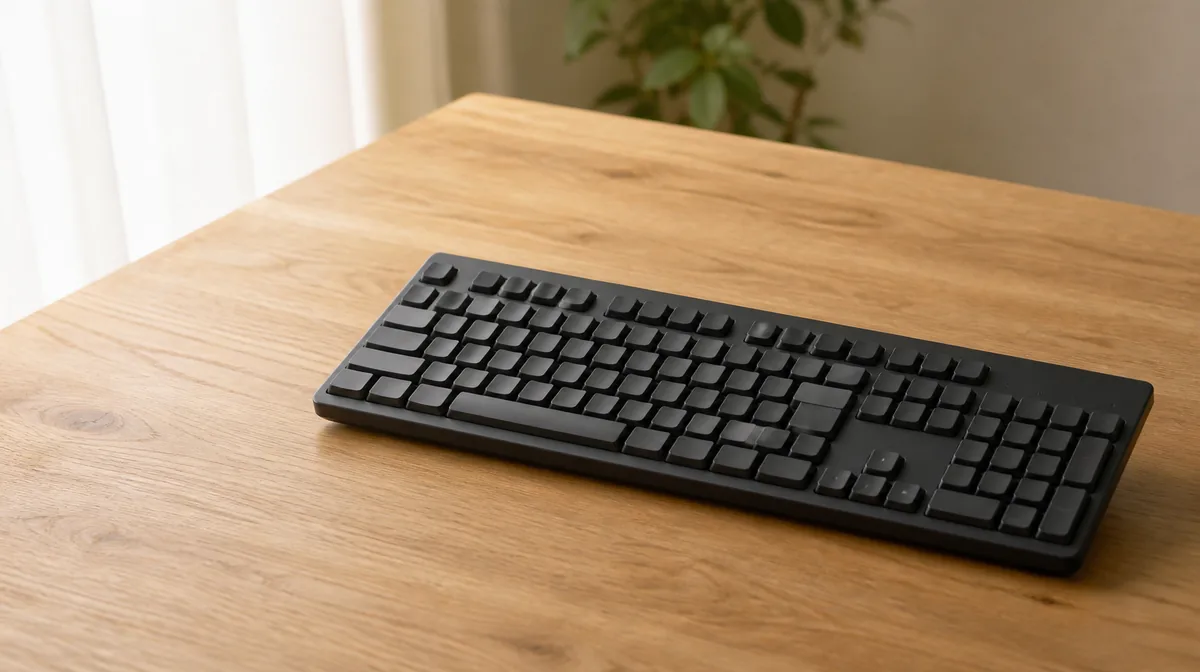 ノートパソコンのキーボード