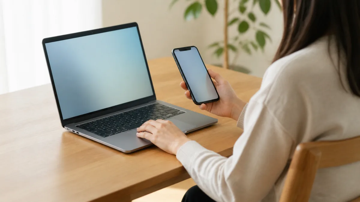 スマートフォンからMicrosoftアカウントにサインインし、保存されている回復キーの一覧を開きます。